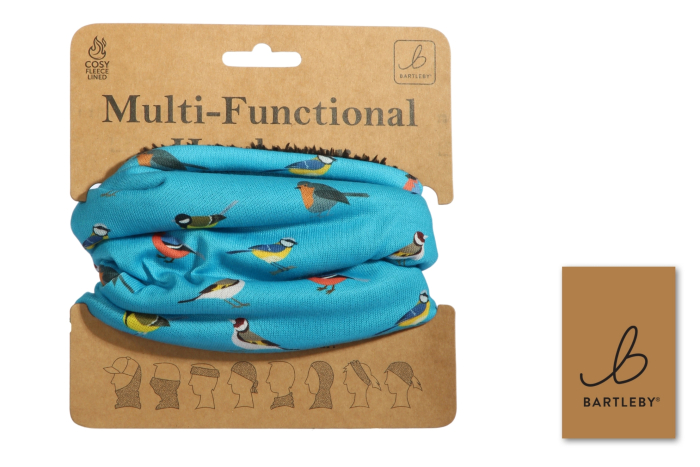 Funky Neck Warmer, Garden Birds