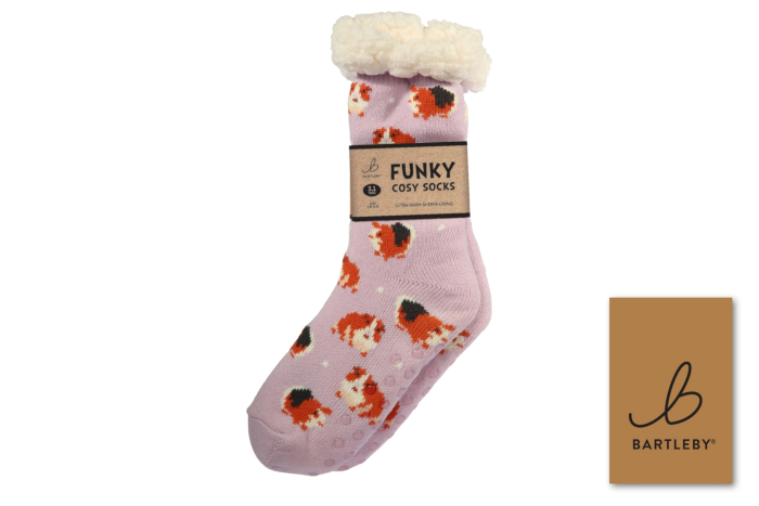 Ladies Sherpa Socks - Guinea Pig