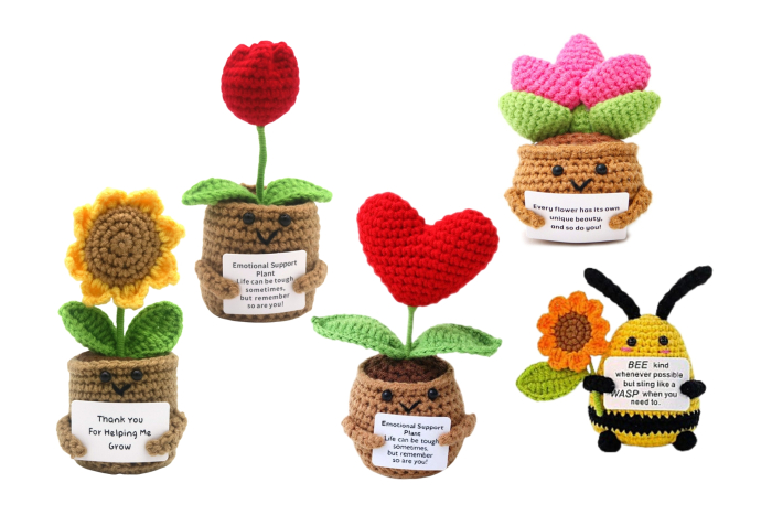 Knitted Positive Flowers, Large