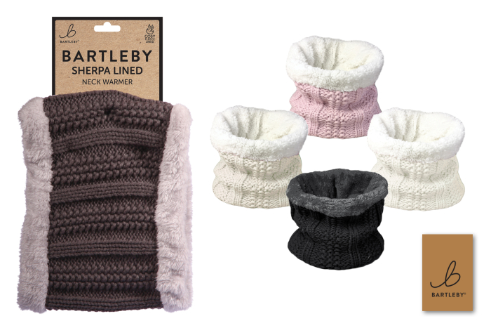 Ladies Sherpa Lined Neck Warmer
