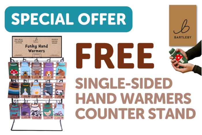 ☆ HAND WARMER SINGLE SIDED STAND DEAL☆