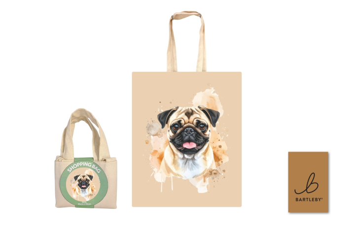 Shopper Bag - Playful Pug