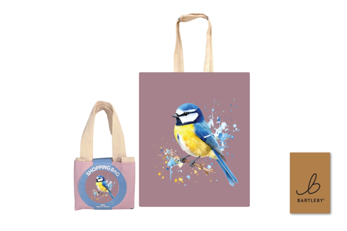Shopper Bag - Garden Blue Tit