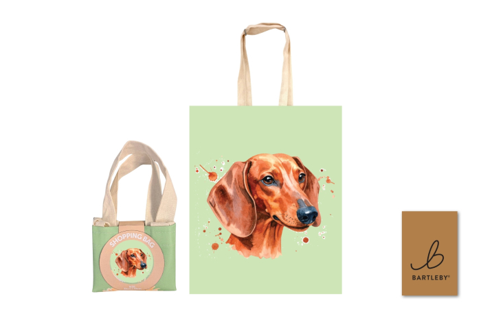 Shopper Bag - Cute Dachshund