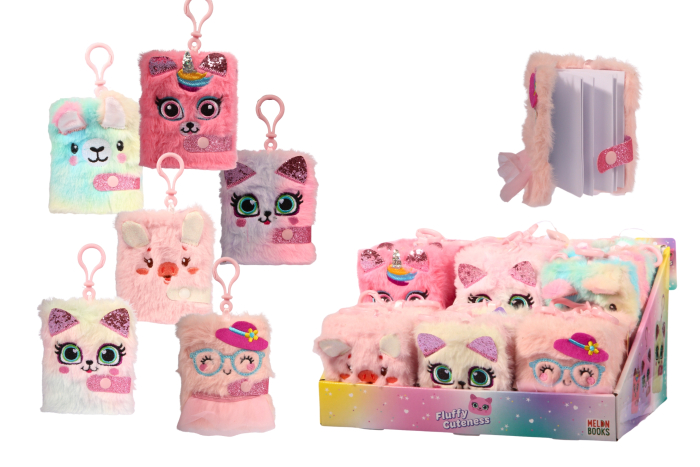 Small Notebook, Fluffy Novelty - In Display