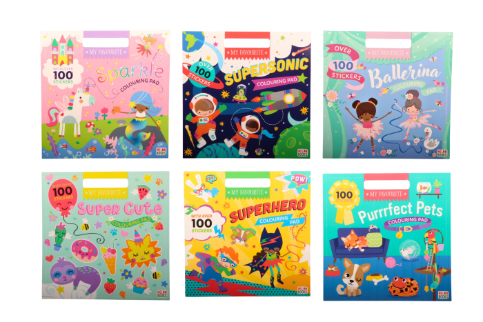 Colour & Sticker Pad, Large