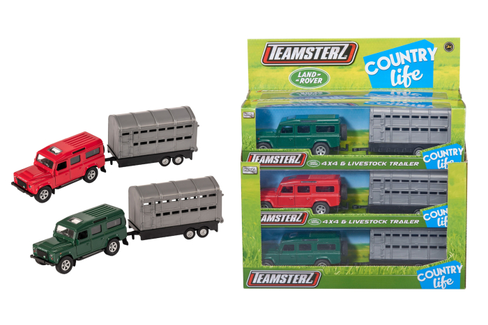 Land Rover & Livestock Trailer, In Display