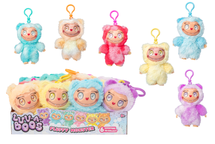 Fluffy Monster Doll, In Display