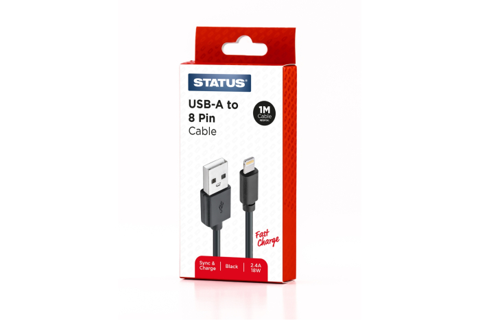 Charging Cable, Fast - USB-A to 8 Pin