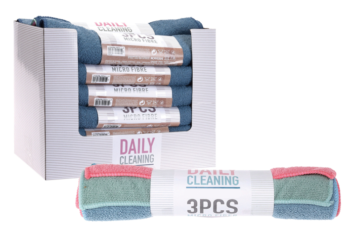 Microfibre Cloths - Pack of 3
