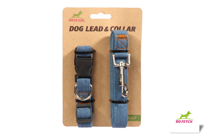 Dog Lead & Collar Set, Carded