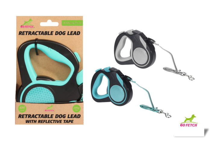 Retractable Dog Lead, Assorted