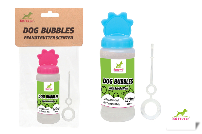 Scented Dog Bubbles, Peanut Butter
