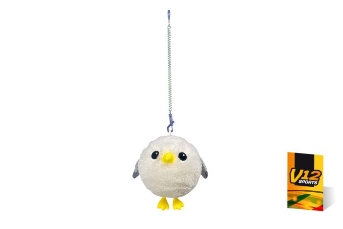 *FLAT* Plush Seagull Ball On Cord