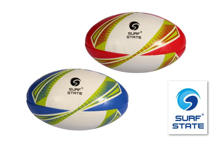 *FLAT* Large Leather Rugby Ball