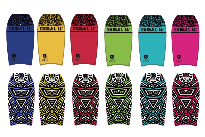 33" Bodyboard - EVA Slick, Surf State