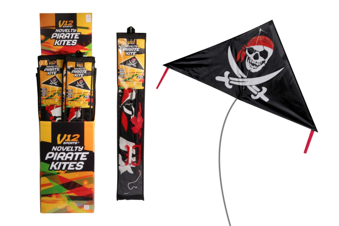 V12 Large Pirate Kite, In Display