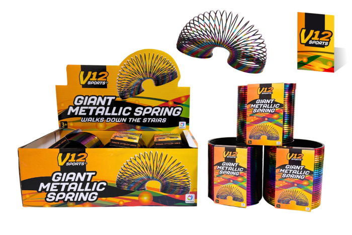 V12 Giant Metallic Spring, In Display