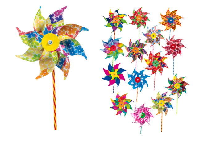 Clear Laser Colour Windmill