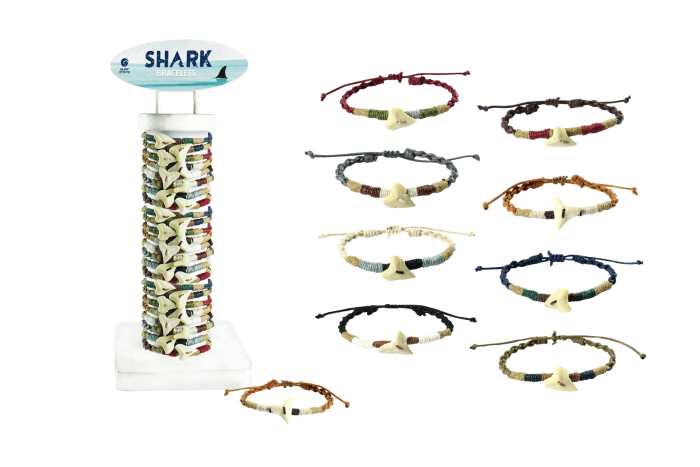 Shark Tooth Bracelet, On Stand