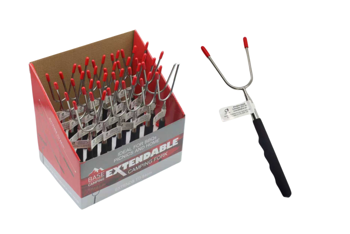 Extendable Camping Fork, In Display