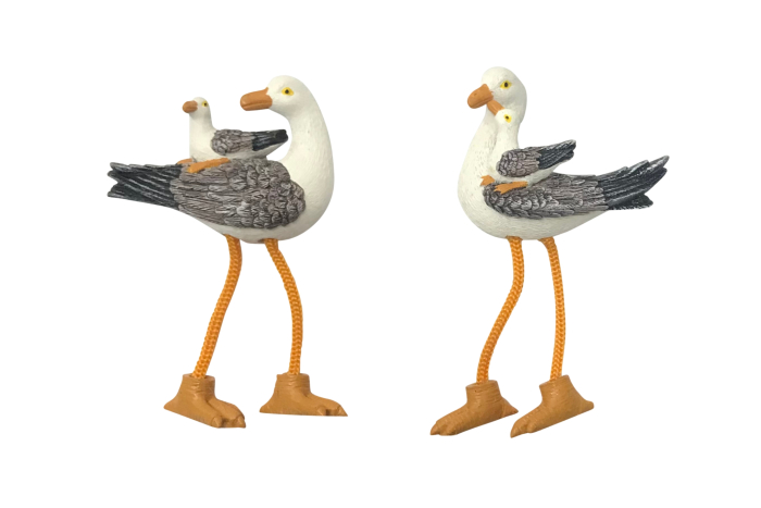 Magnet - String Legged Seagull & Baby