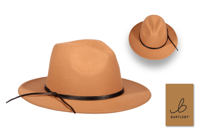 Ladies Cowboy Style Felt Hat