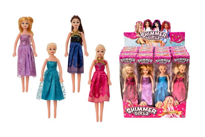Party Princess Dolls, In Display