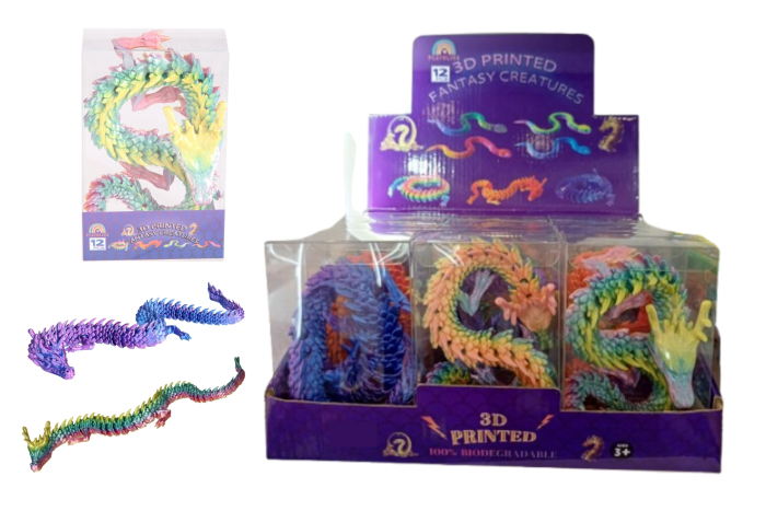 Giant 3D Printed Dragon, In Display