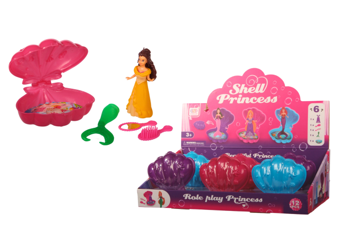 Princess Shell Play Set, In Display