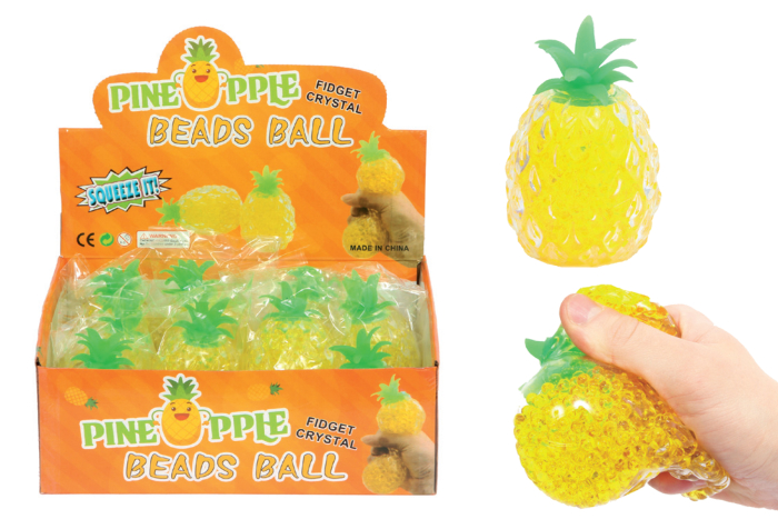Squeeze Beads Pineapple, In Display
