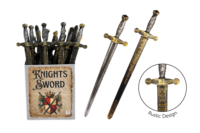 Plastic Sword and Sheath, In Display