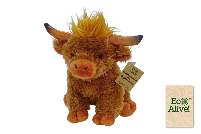 Large Soft Highland Cow - Eco Alive™