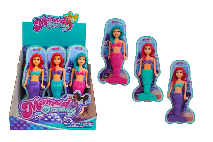 Wind Up Swimming Mermaid, In Display