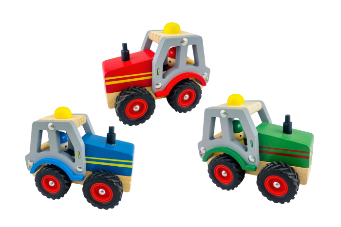 Large Wooden Tractor, In Display