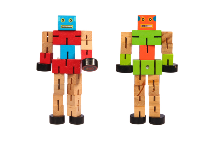 Wooden Jointed Robot
