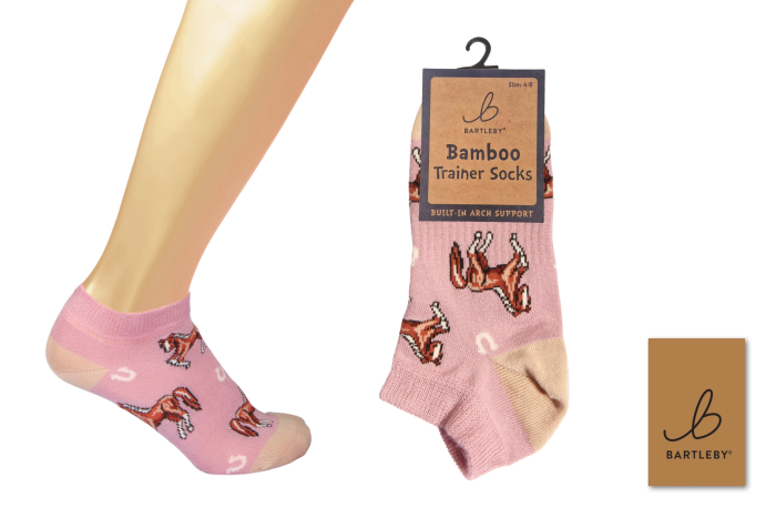Ladies Bamboo Trainer Socks - Country Horse