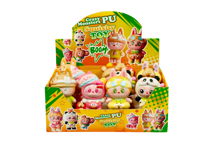 Foam Squishy Crazy Monster, In Display