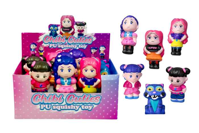 Foam Squishy Super Star Girl, In Display