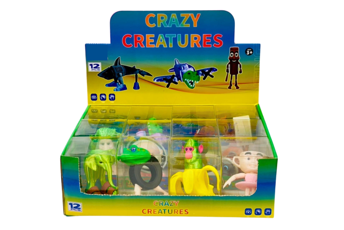 3D Printed Crazy Creatures, In Display