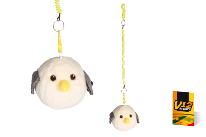 Squeezy Seagull Ball On Cord, 10cm