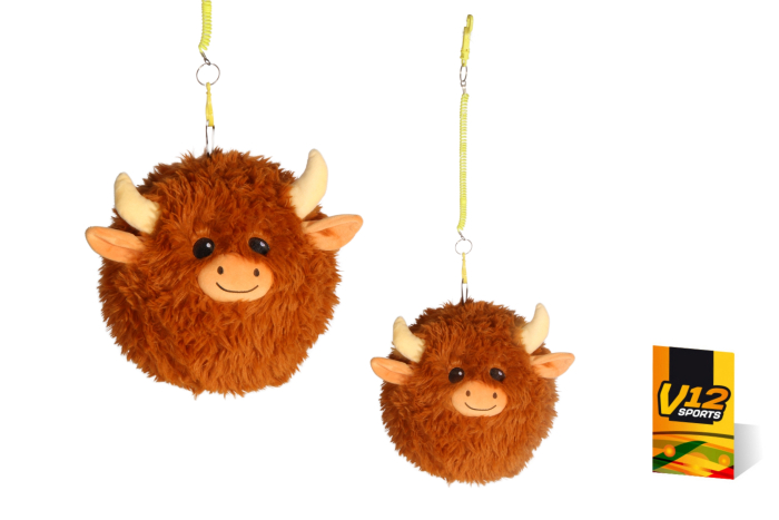 *FLAT* Large Highland Cow Ball On Cord
