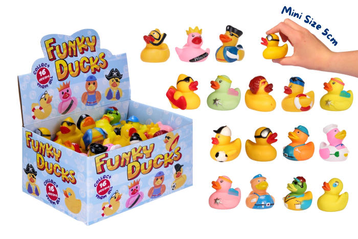 Funky Rubber Ducks, In Display