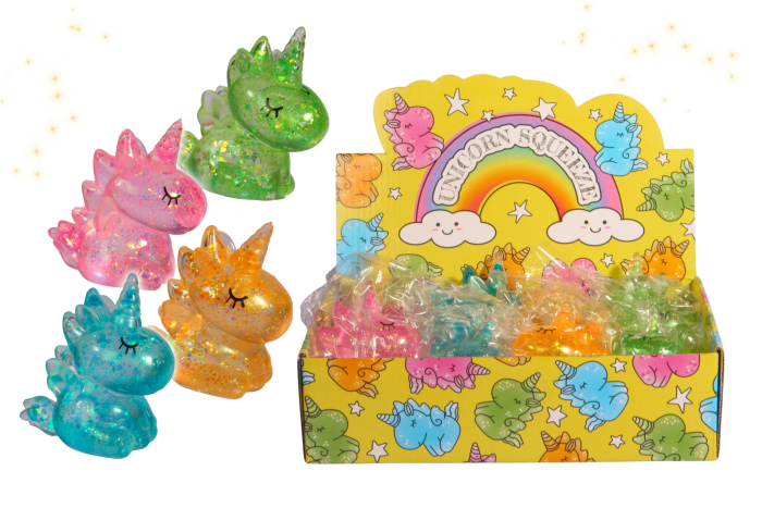 Squeeze Sugar Gel Unicorn, In Display