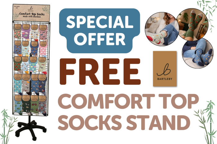 ☆ FUNKY COMFORT TOP SOCKS STAND DEAL ☆