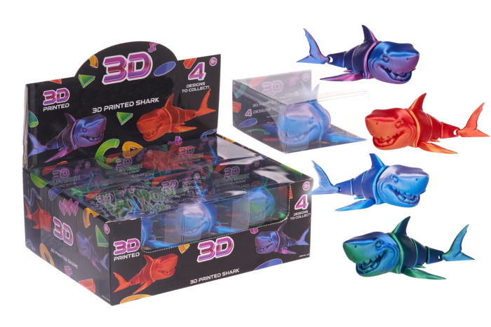 3D Printed Shark, In Display