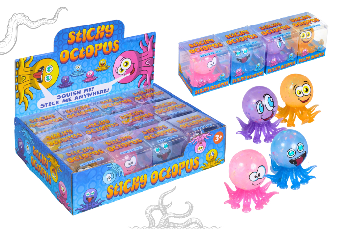 Sticky Octopus, Boxed - In Display