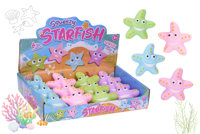 Squeezy Starfish, In Display