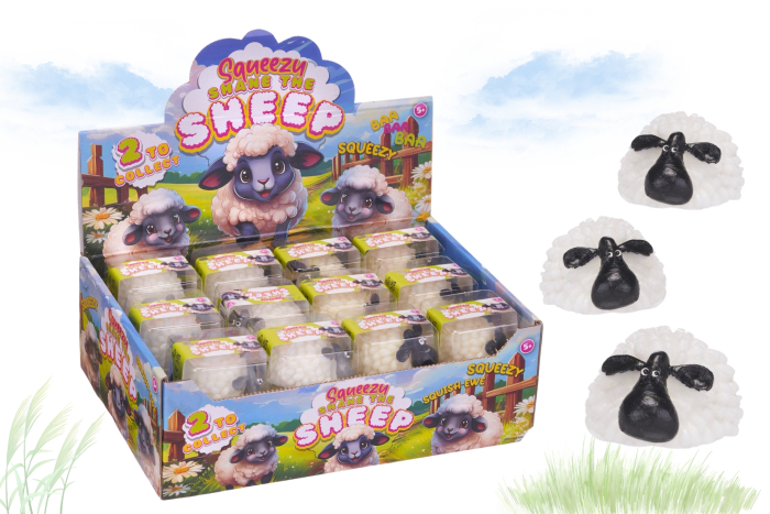 Squeezy Sheep, Boxed, In Display
