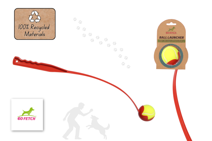 Recycled Dog Ball Launcher & Tennis Ball